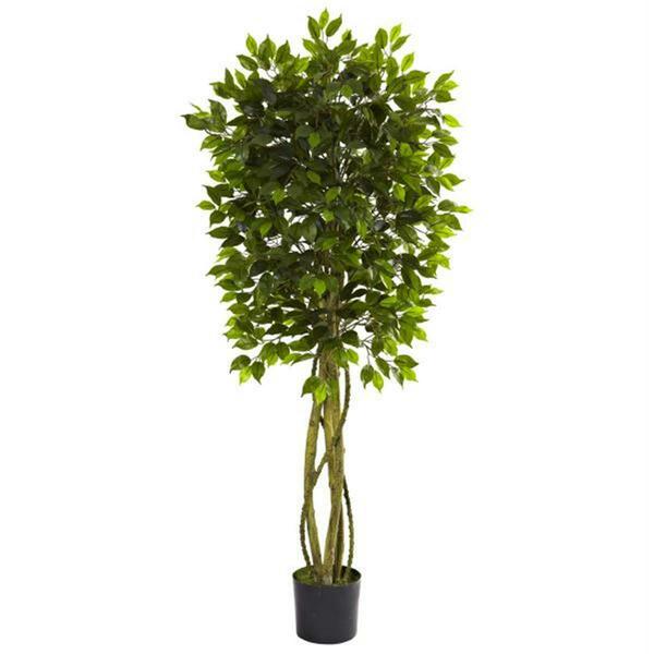 Nearly Natural 5.5 ft. Ficus Tree UV Resistant - Indoor-Outdoor 5380